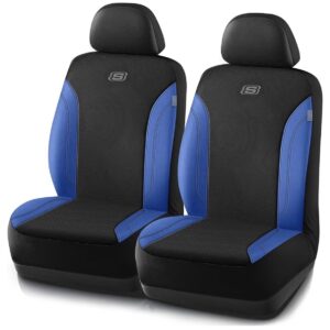 Fundas de asiento de auto Skechers, fundas de asiento de cuero de trabajo 5 veces más fuertes-
