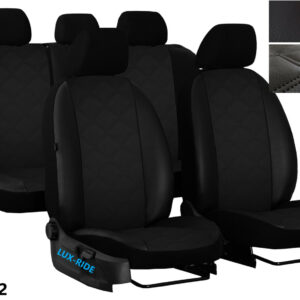 FUNDAS DE ASIENTO A MEDIDA PARA FORD S-MAX MK2 5 ASIENTOS 2020 CUERO ARTIFICIAL-