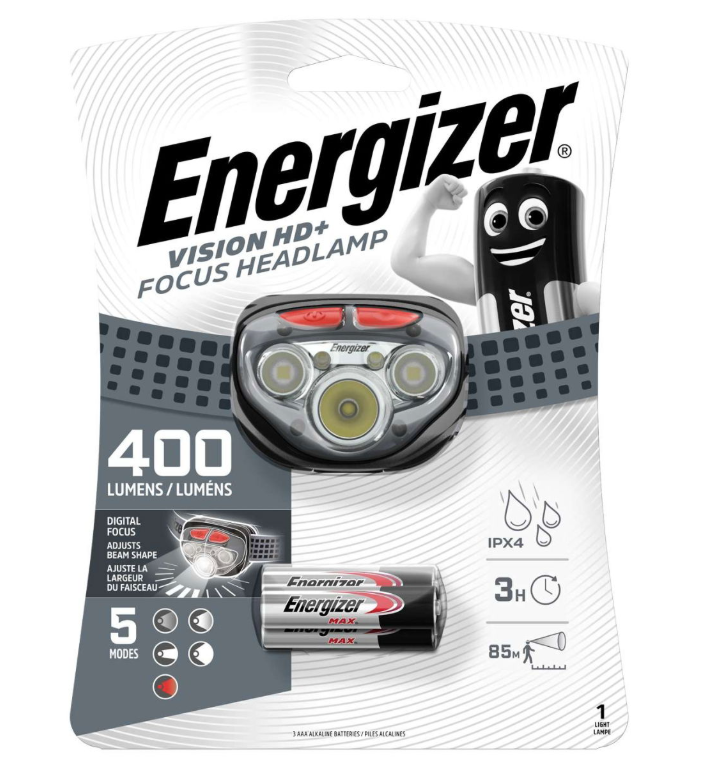 Faro Energizer 400 Lúmenes LED Visión Ultra HD - Baterías Incluidas-