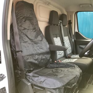 Cubierta de asiento individual negra de alta resistencia 100 % impermeable protección con respaldo de goma-