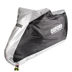 Oxford Aquatex Moto Impermeable Exterior Cubierta Grande Moto Scooter Nuevo-