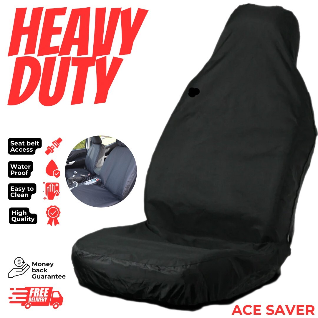 Furgoneta individual resistente extra resistente al agua 4x4 MPV cubierta de asiento de camioneta pequeña para autos negra-