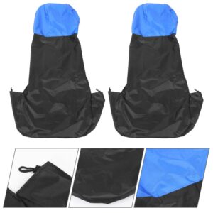 2 Piezas Fundas de Asiento Delantero para Automoción Accesorios Protectores-