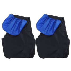 2 fundas de asiento automotriz para asientos delanteros protectores traseros de coche-