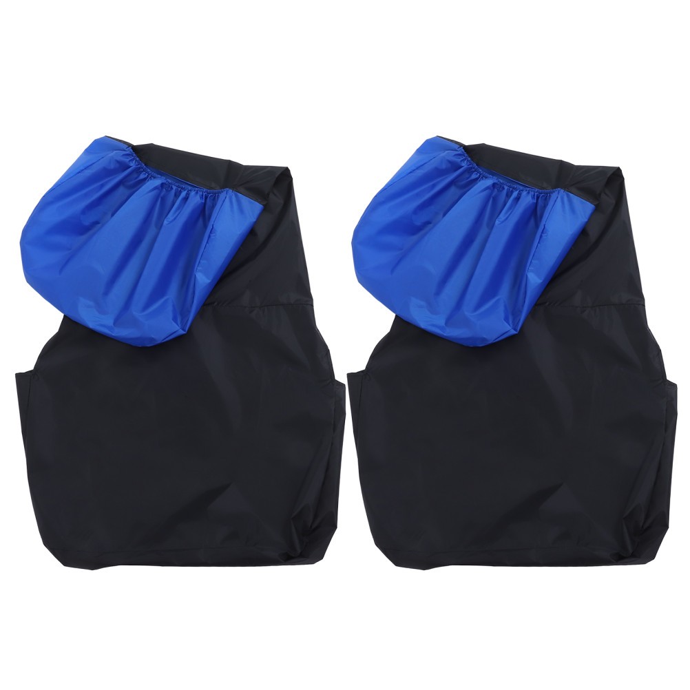 2 fundas de asiento automotriz para asientos delanteros protectores traseros de coche-