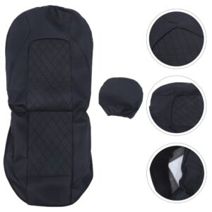 Protectores de asiento de coche cubiertas delanteras accesorios interiores automotrices transpirables-