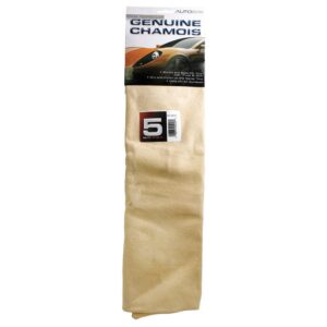 Gamuza de piel completa AUTOSPA 40206AS, 12"x5 3/4", piel de oveja 39R440-