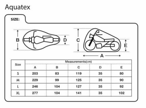 CUBIERTA DE BICICLETA DE MOTOCICLETA Oxford Aquatex impermeable grande - CV204- - Image 2