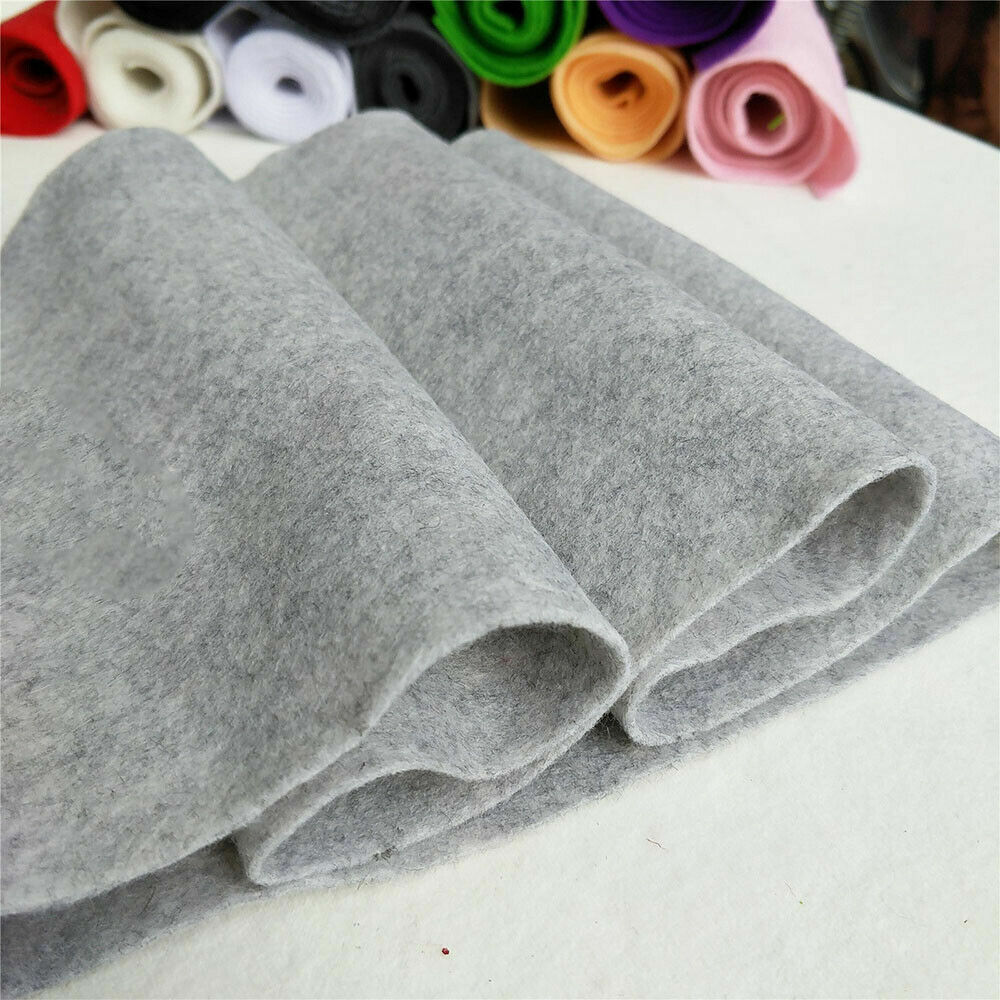 7 rollos de tela de fieltro suave hoja no tejida retazos artesanía hágalo usted mismo material hecho a mano- - Image 3