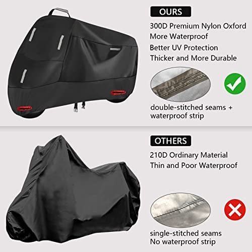 Funda Moto Impermeable Exterior Interior, 300D Oxford Moto Scooter Ciclomotor- - Image 3