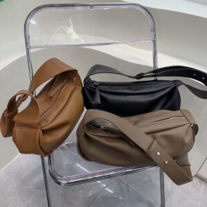 ⭐Womens COS Sheepskin Crossbody Dumpling Bag Shoulder StrapArmpit Chest Bag Hot
