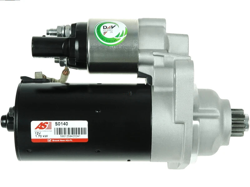 Motor de arranque 1.7kW SEAT Ibiza 6L1 Skoda Fabia Roomster 5J 5J7 VW Polo 9N 9A 1.4 TDi-