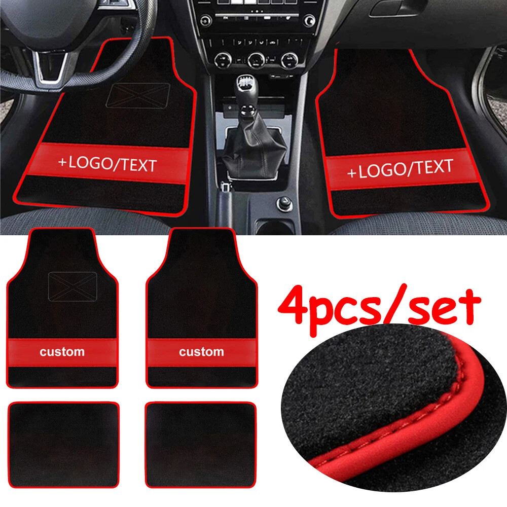 Juego completo de 4 alfombrillas delanteras y traseras para coche- - Image 3