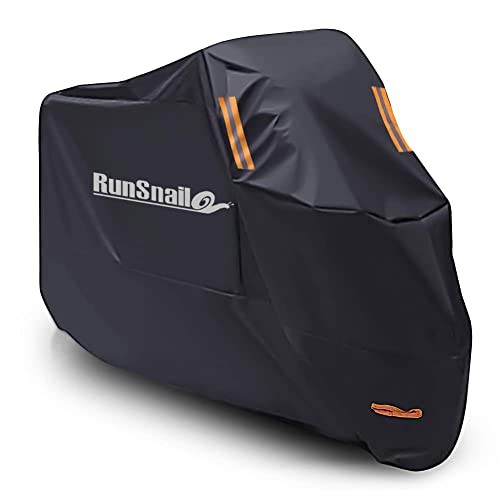 Funda Impermeable Moto, XL Cubierta Moto Resistente a Arañazos 210D Oxford-