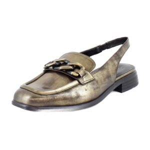 Mocasines y sin cordones Naturalizer Frances para mujer de cuero marrón castaño-