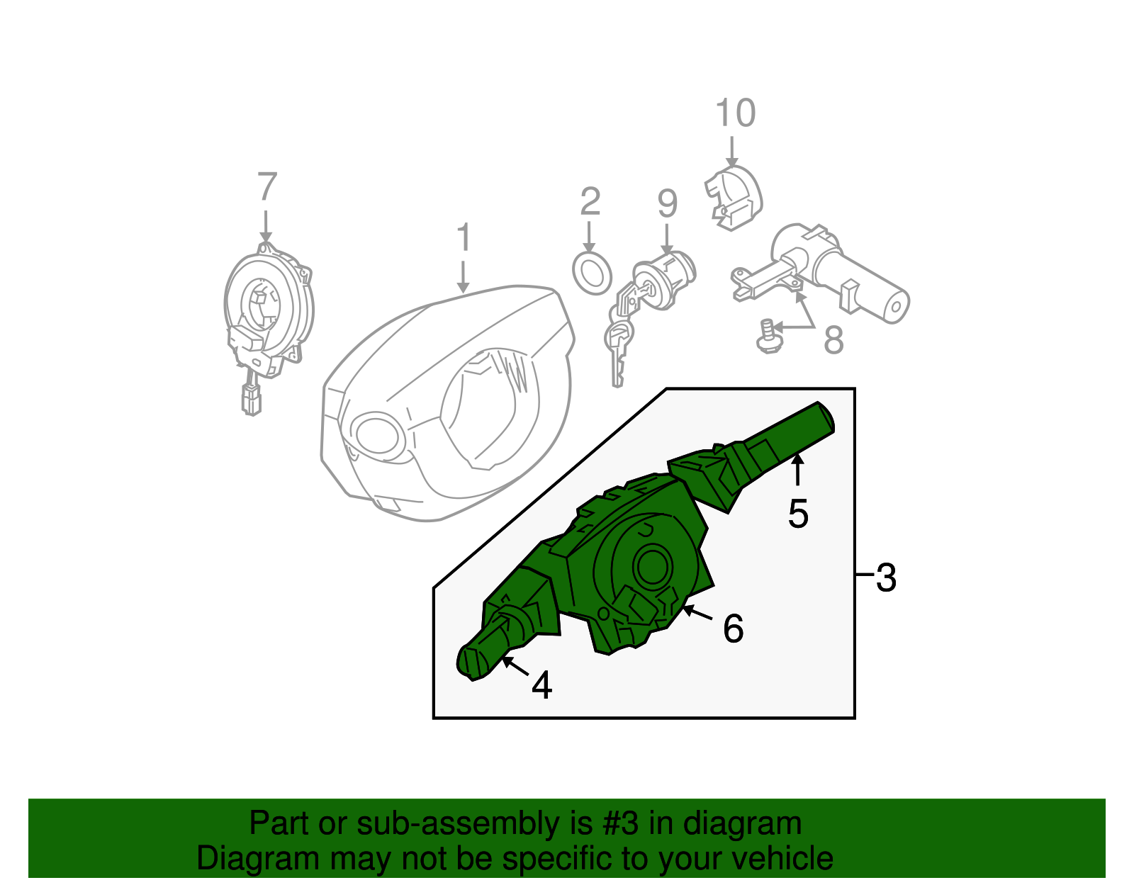 Interruptor combinado original Nissan 25560-9FD9B- - Image 2