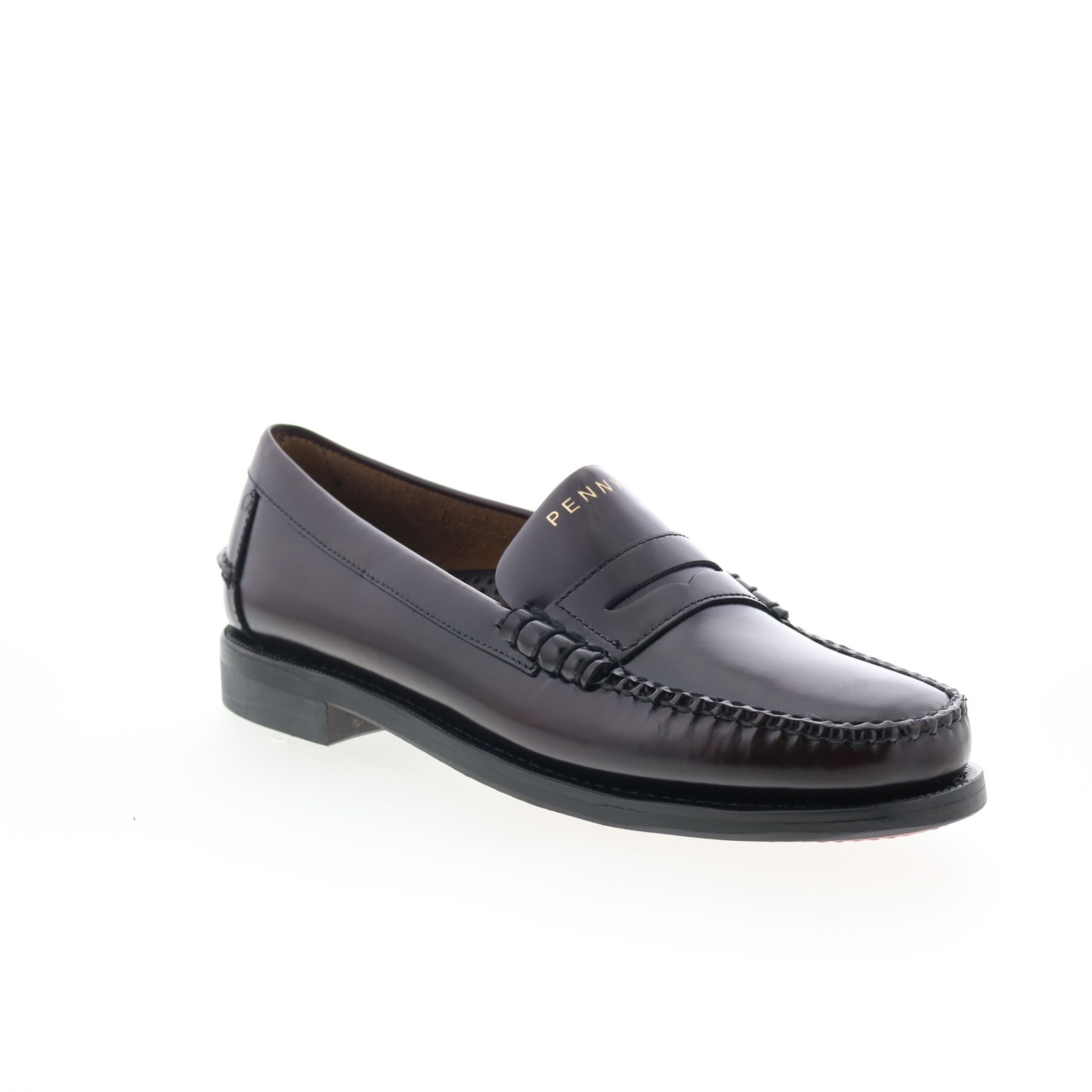 Mocasines y zapatos sin cordones Sebago Classic Dan Tag para hombre de cuero borgoña Penny- - Image 2