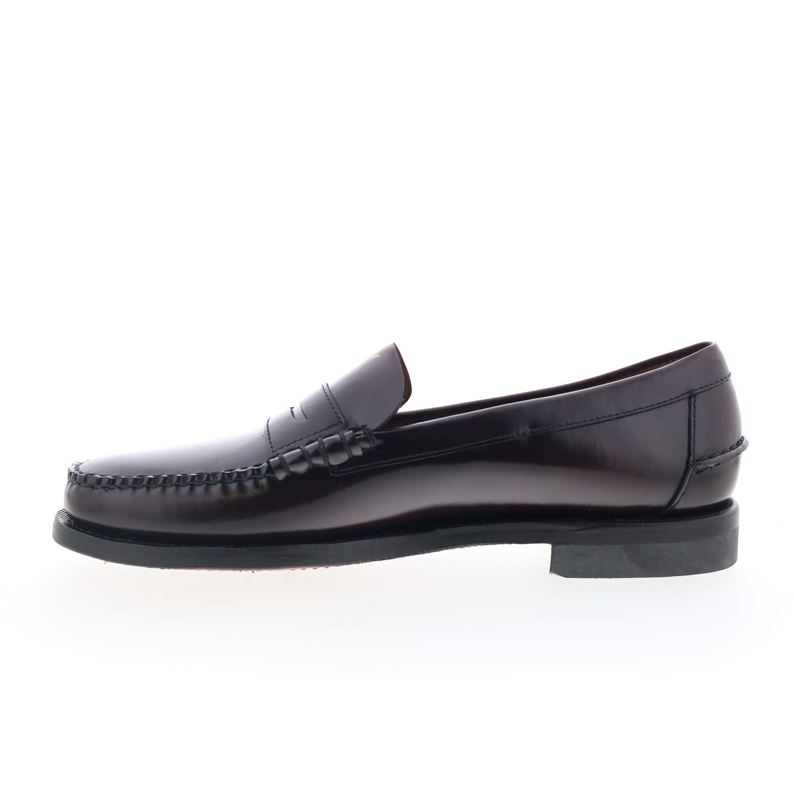 Mocasines y zapatos sin cordones Sebago Classic Dan Tag para hombre de cuero borgoña Penny- - Image 5