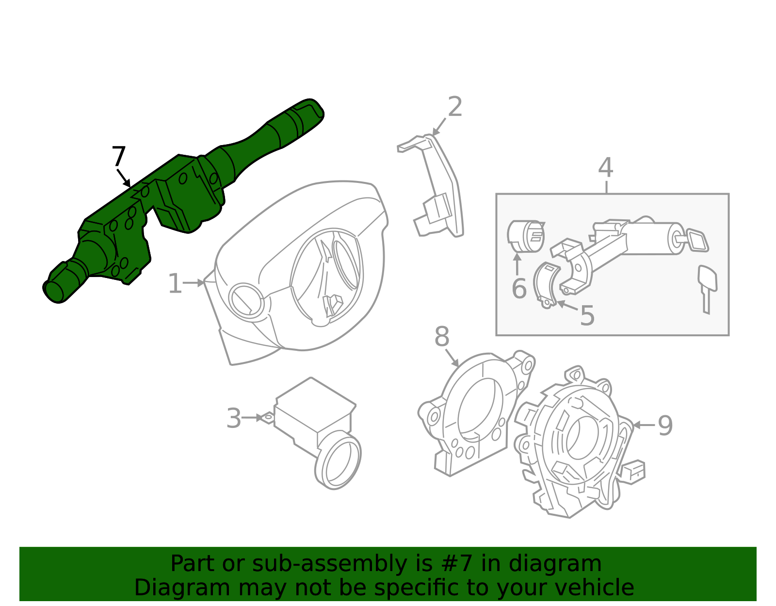 Interruptor combinado original Nissan 25560-3SH1D- - Image 3
