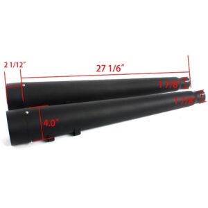 4" Megaphone Slip Ons Muffler Exhaust Pipes para Touring Street Road Glide 95-16