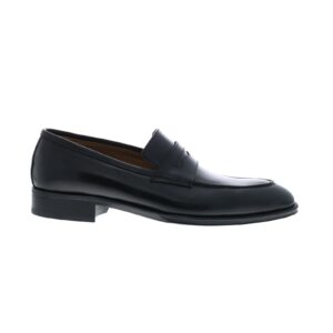 Pastori by Di Bianco Titus Nappa Hombres Negro Mocasines y Zapatos sin Cordones Penny-