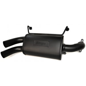 BikeMan Performance 17-314-CB Doble Barril Slip-Ons Cerámica Negro-