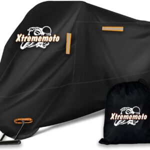 Cubierta impermeable para motocicleta 210D resistente exterior scooter protector de lluvia-
