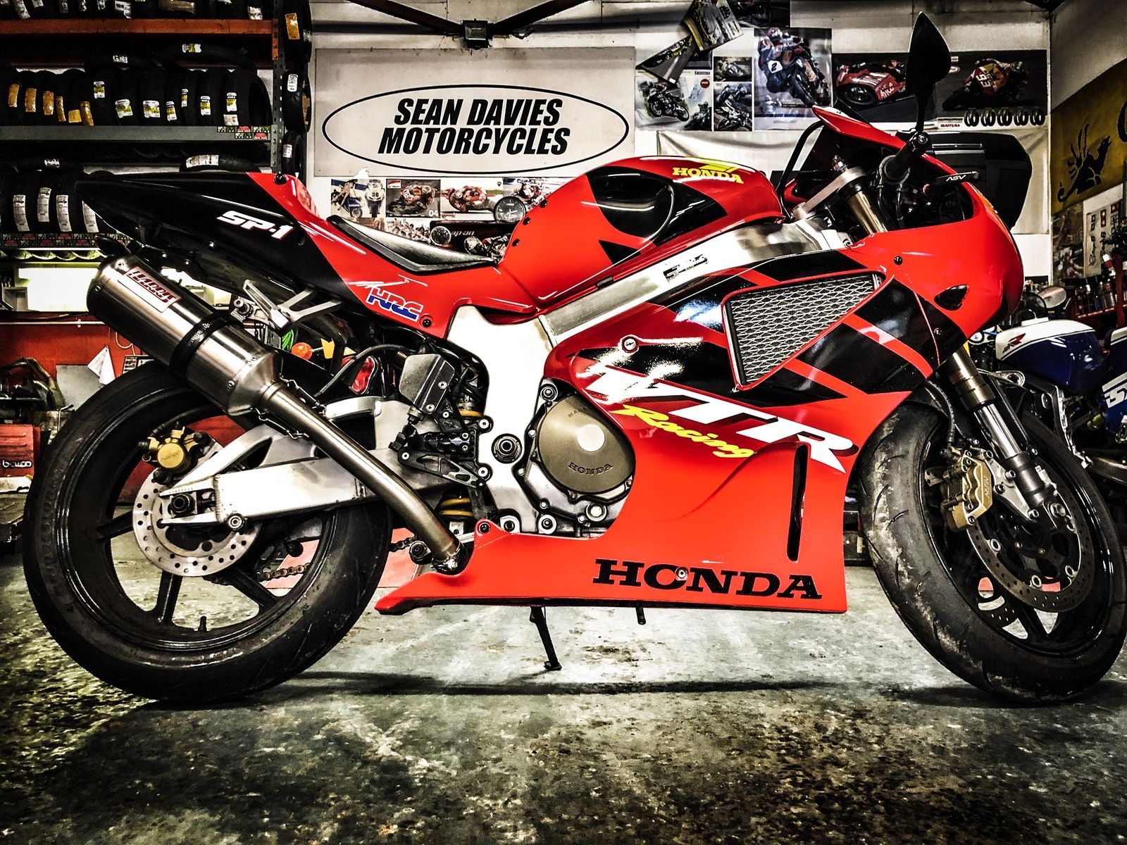 PAR LEGAL HONDA VTR1000 SP-1 RC51 ESCAPES HARRIS TRABAJOS DESLIZANTES CARRETERA 2000/01 -