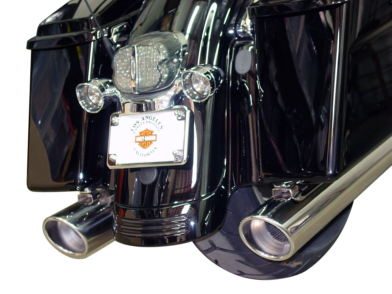 Harley Davidson Touring Bagger PAR de Slip Ons con sonido sintonizable FLH M121330S-