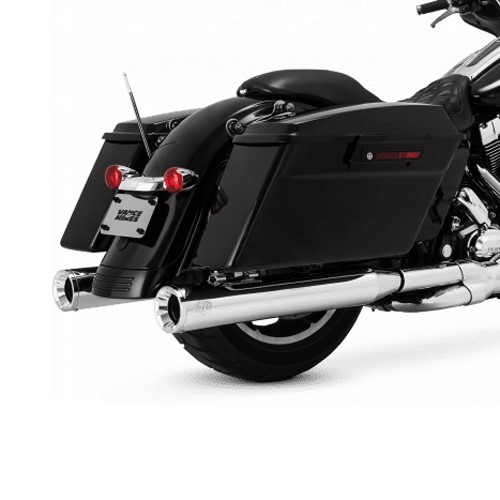 Vance & Hines Eliminator 400 Slip-Ons en Cromo 17-25 Touring FLH/FLT Glide M8-