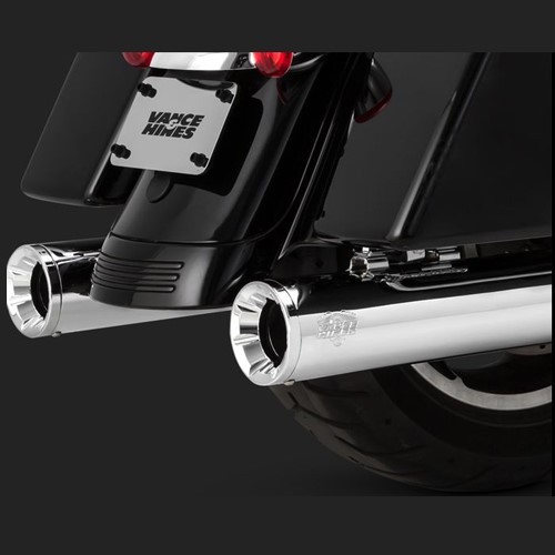 Vance & Hines Eliminator 400 Slip-Ons en Cromo 17-25 Touring FLH/FLT Glide M8- - Image 4