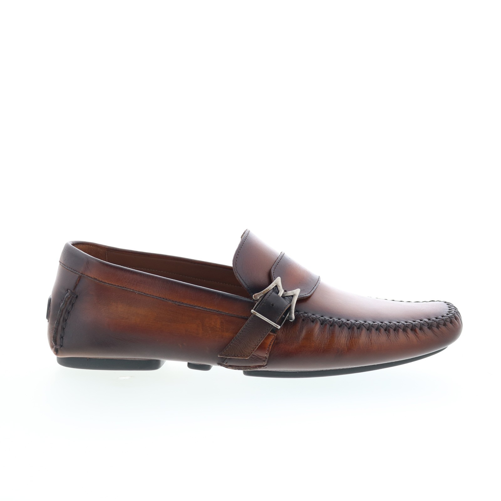 Mocasines y zapatos informales sin cordones de cuero marrón Mezlan Mez252 para hombre 9-