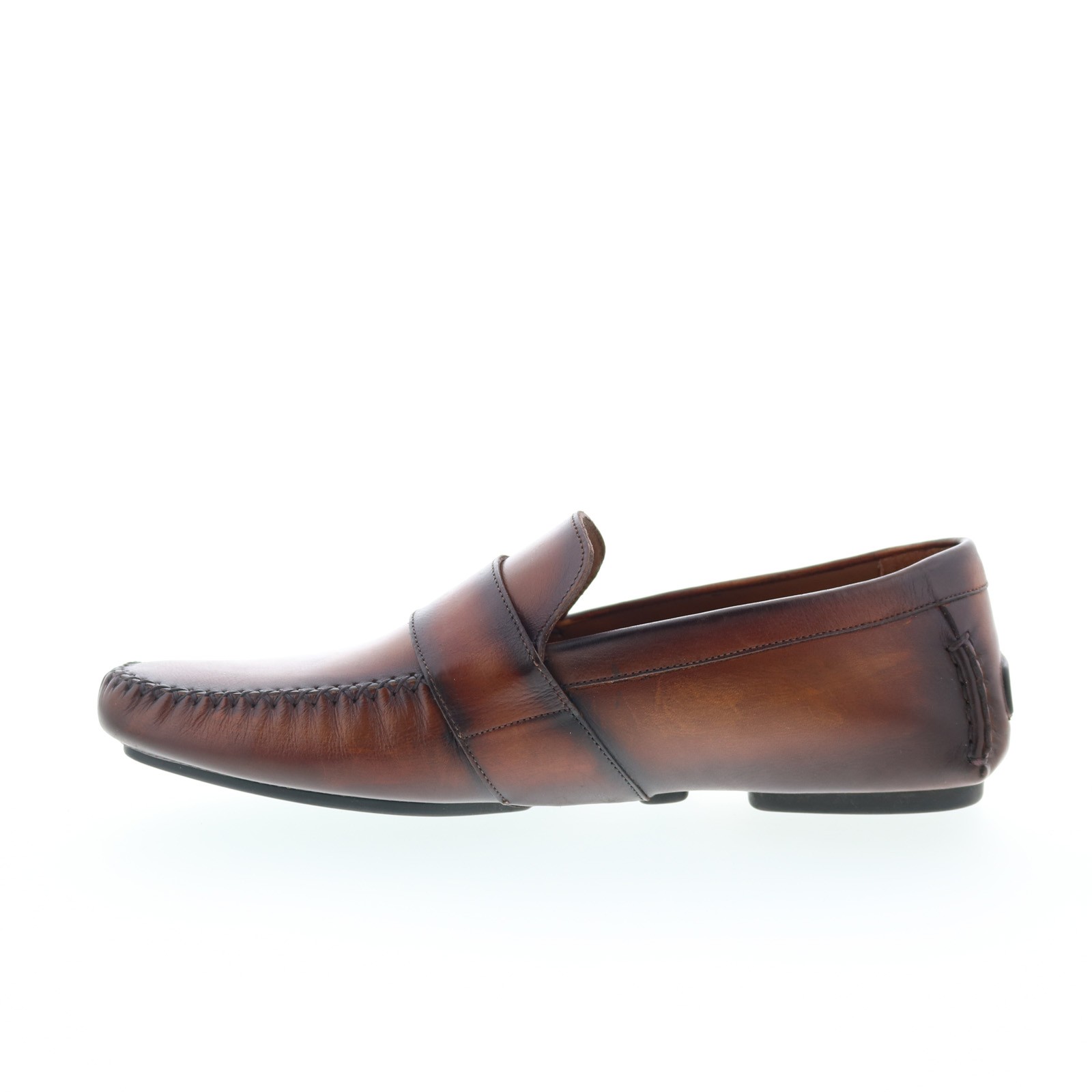 Mocasines y zapatos informales sin cordones de cuero marrón Mezlan Mez252 para hombre 9- - Image 3