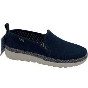 Skechers Alpargata Flexible Vegana Lavable Sin Cordones PleasantHarmony Azul Marino-