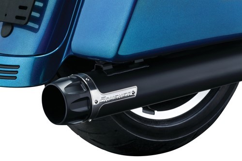 Crusher Performance Kuryakyn Maverick 4" Slip-ons Negro 95-16 Touring FLH/FLT- - Image 5