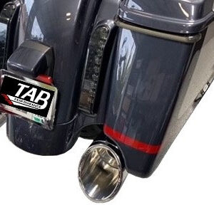 Tab Performance 50 Cal Cromo Slip-Ons Corte Corte Corte Corte Corte Zombi Deflectores Harley Tourin...-