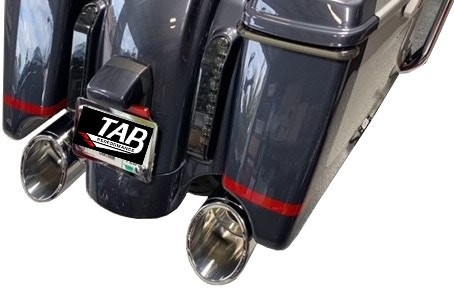 Tab Performance 50 Cal Cromo Slip-Ons Corte Corte Corte Corte Corte Zombi Deflectores Harley Tourin...-