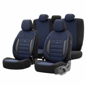 Funda de asiento delantera trasera universal textil azul Otom SPORT PLUS 104-