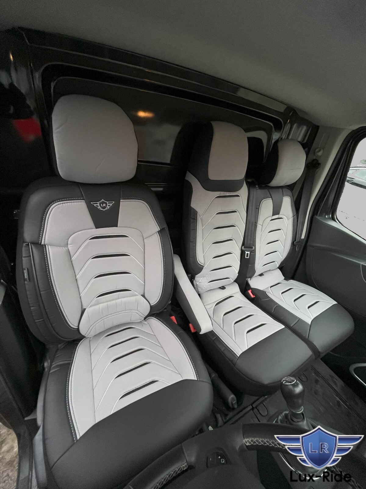 FUNDAS DE ASIENTO A MEDIDA PARA FIAT TELENTO 2016-2020 JACQUARD Y CUERO ARTÍSTICO-