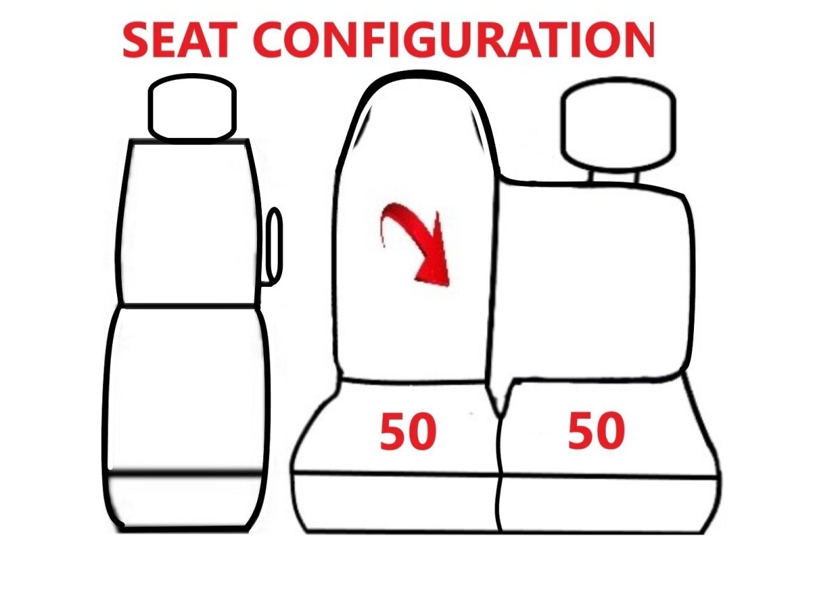 FUNDAS DE ASIENTO A MEDIDA PARA FIAT TELENTO 2016-2020 JACQUARD Y CUERO ARTÍSTICO- - Image 3