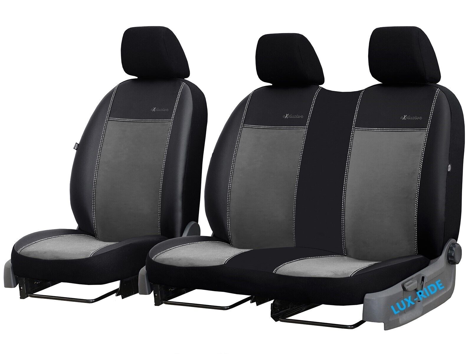 FUNDAS DE ASIENTO A MEDIDA PARA VAUXHAL VIVARO 2019 - 2025 ART. CUERO Y ALICANTE-
