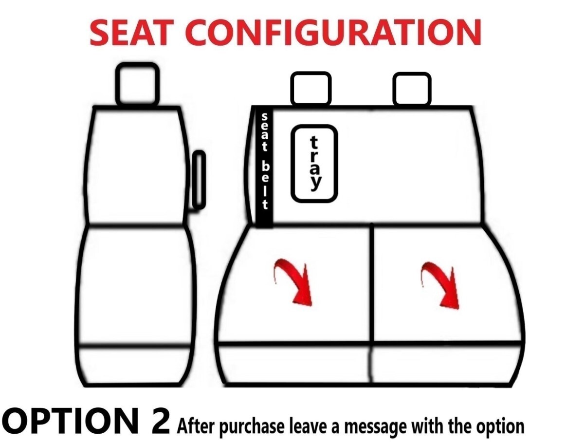 FUNDAS DE ASIENTO A MEDIDA PARA VAUXHAL VIVARO 2019 - 2025 ART. CUERO Y ALICANTE- - Image 3