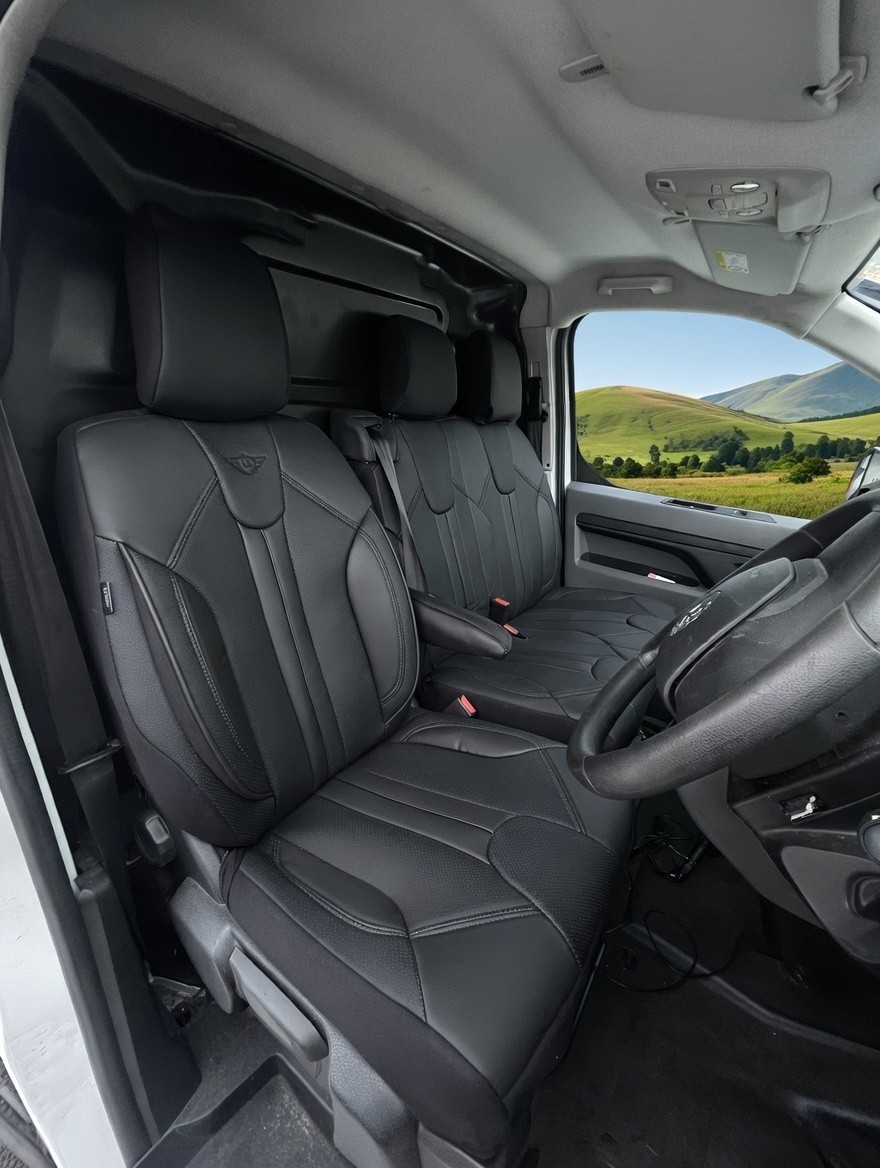 FUNDAS DE ASIENTO A MEDIDA PARA CITROEN DESPACHO 2018 - 2026 CUERO ARTIFICIAL-