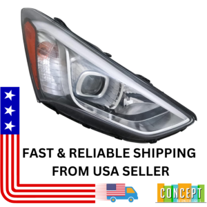 Faro con bombilla halógena derecha para Hyundai Santa Fe 2013-16 HY2503175 92102B8020-
