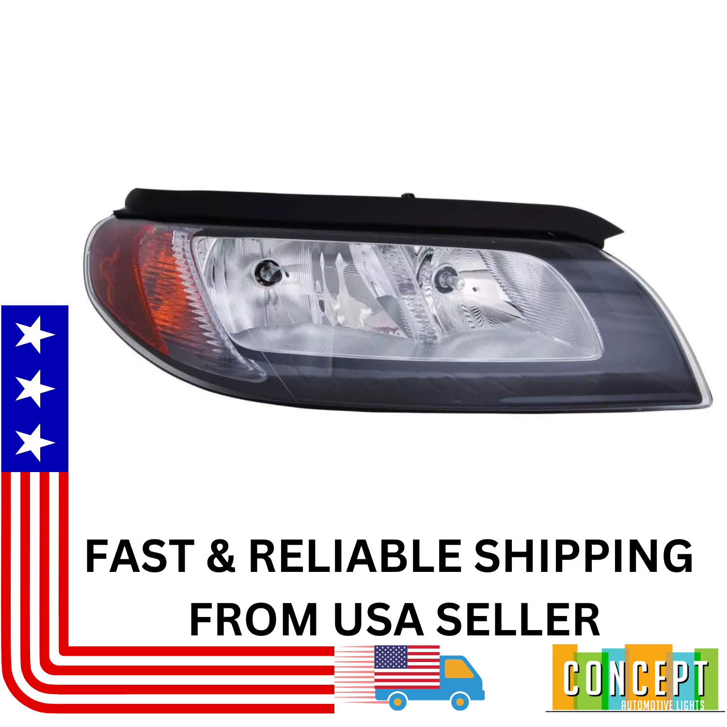 Faro 3.2 para Volvo S80 S80 2007 con bombilla halógena, derecho/pasajero VO2503124-