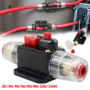 Disyuntor 20-150AMP Batería Doble IP67 12V-24V Fusible Manual Restablecimiento Impermeable-