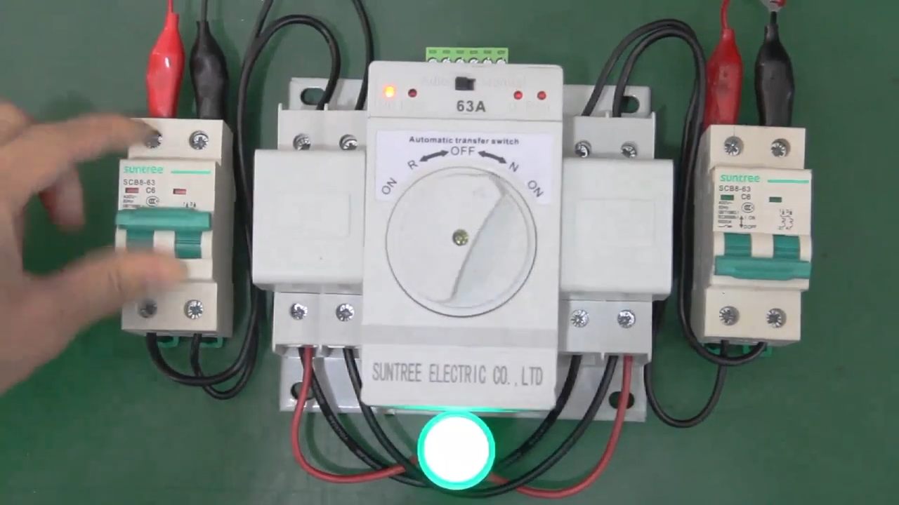 Interruptor automático de transferencia ATS 63A 2 polos inversores solares fotovoltaicos híbridos fuera de la red 230 V- - Image 2
