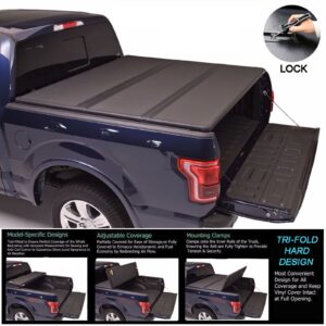 Cubierta Tonneau Plegable Dura o Suave Resistente a la Deformación Tríptico Tonneau UGPX-