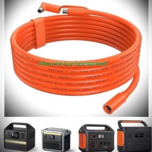 Cable de extensión de alimentación de 8 mm 30' para estación de energía solar Blue Bouldr Jckry Yeti MOak-