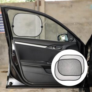 2 Piezas Parasol Ventana Lateral Parasol Automotriz Parabrisas Coche Ventosa-